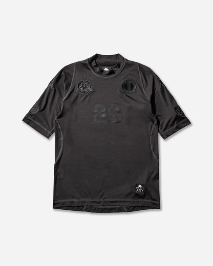 Kappa Kappa Kombat Footbal Jersey x Slam Jam SS Black T-Shirts Shortsleeve 382L2DW A00