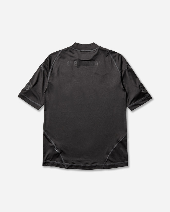 Kappa Kappa Kombat Footbal Jersey x Slam Jam SS Black T-Shirts Shortsleeve 382L2DW A00