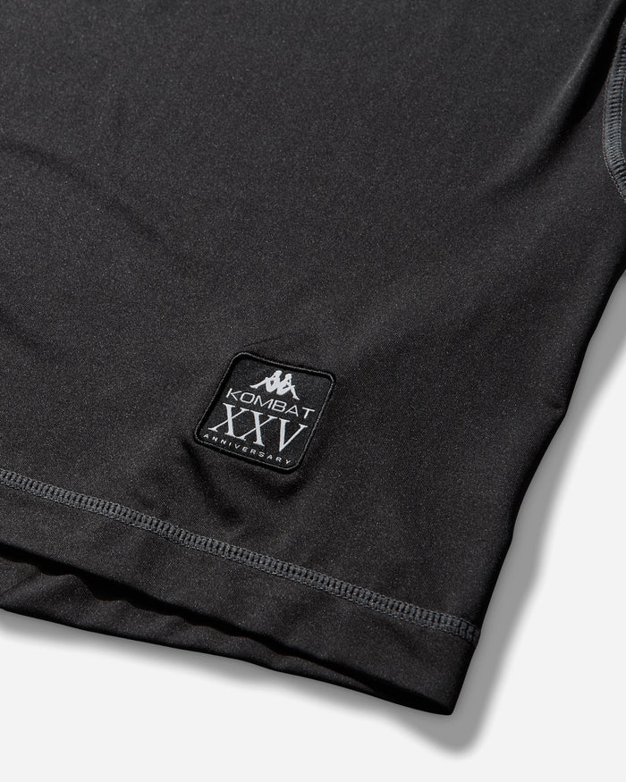 Kappa Kappa Kombat Footbal Jersey x Slam Jam SS Black T-Shirts Shortsleeve 382L2DW A00
