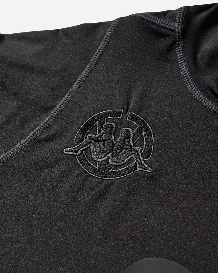 Kappa Kappa Kombat Footbal Jersey x Slam Jam Balaclava LS Black T-Shirts Longsleeve 35274KW A00