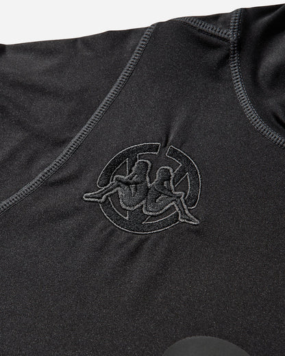 Kappa Kappa Kombat Footbal Jersey x Slam Jam Balaclava LS Black T-Shirts Longsleeve 35274KW A00
