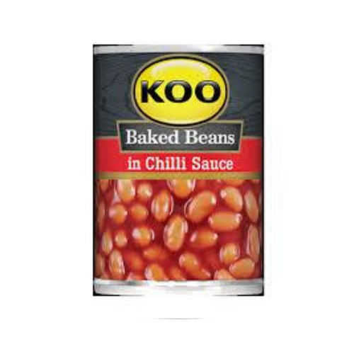 [PAST BB DATE] Koo Baked Beans in Chilli  (420 g) | Food, South African | USA's #1 Source for South African Foods - AubergineFoods.com