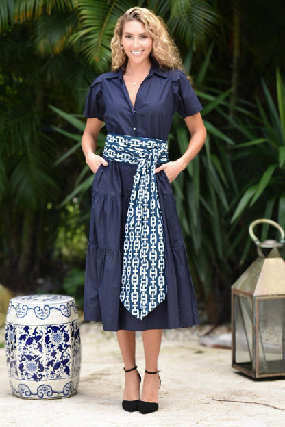 Kristina Dress Navy
