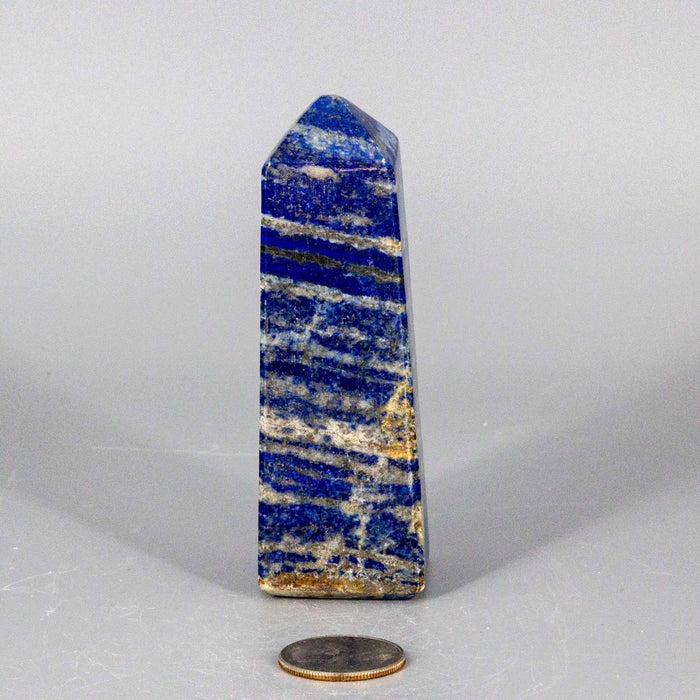 Lapis Lazuli Crystal Obelisk Tower Deep Blue
