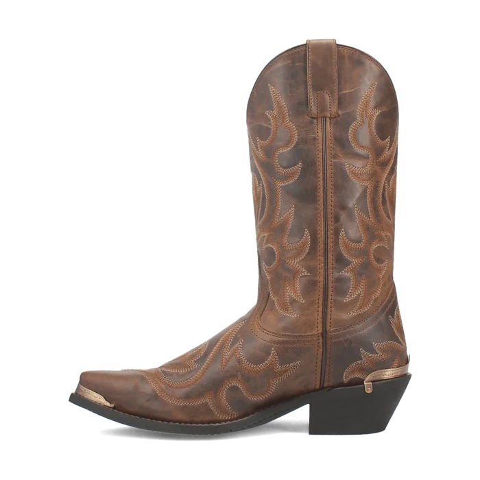 Laredo Men's Jameson Snip Toe Western Boot in Tan