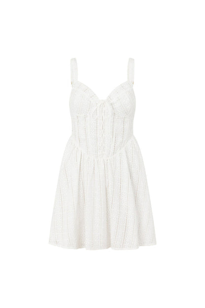 Laurenne Mini Dress - White