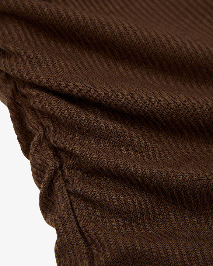 Layered Racer Tank - Milk Chocolate