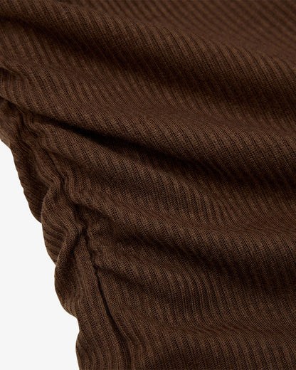Layered Racer Tank - Milk Chocolate