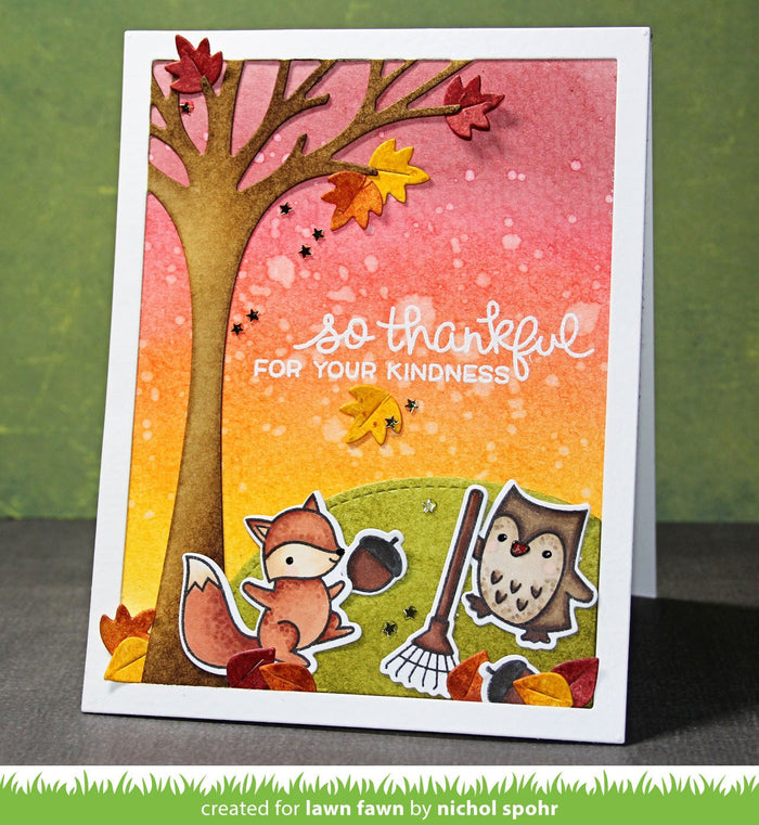 leafy tree backdrop: portrait