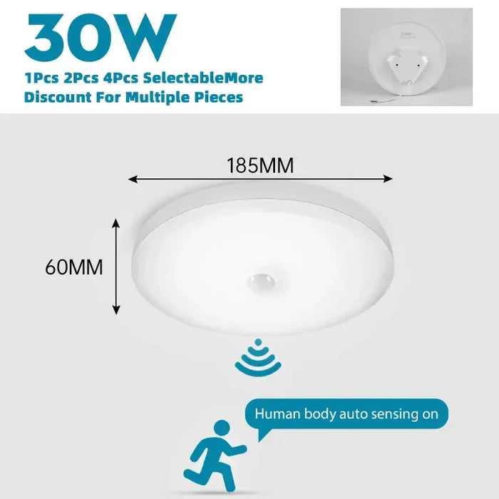 30W 185MM 85V-265V / CHINA / Warm White | WHITE | 3 PCS