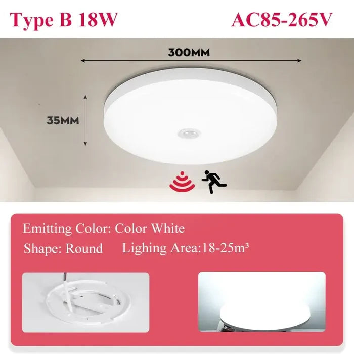 18W 300MM 85V-265V / CHINA / Cold White | WHITE | 1PCS
