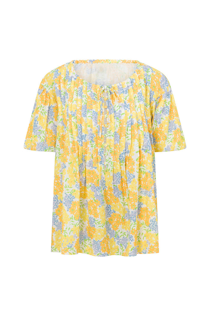 Leta Top - Tropical Bud Floral