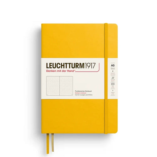 LEUCHTTURM1917 Hardcover Dotted Notebook - A5, Sunflower