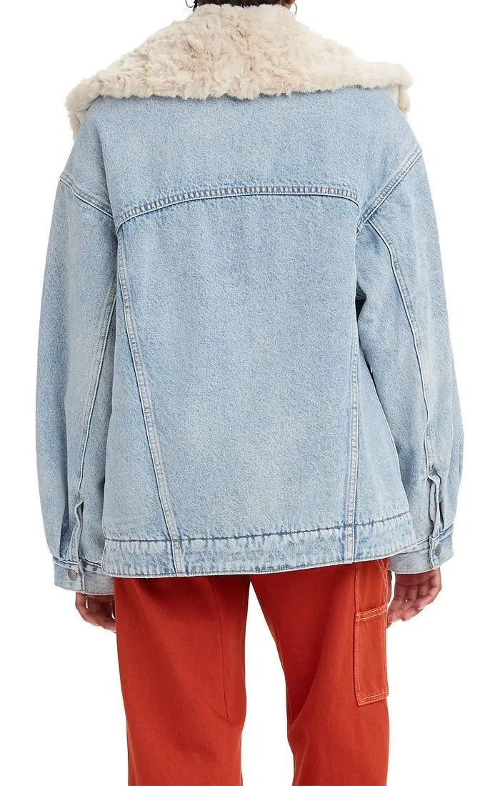 Levi's® XL Women's Sherpa Trucker Jacket Acorn Home + Apparel