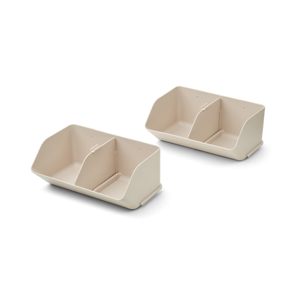 Liewood - Rosemary Desktop Organiser - Sandy (2 Pack) - Mabel & Fox