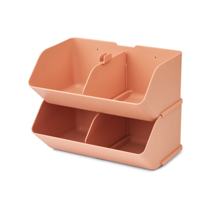Liewood - Rosemary Desktop Organiser - Tuscany Rose (2 Pack) - Mabel & Fox