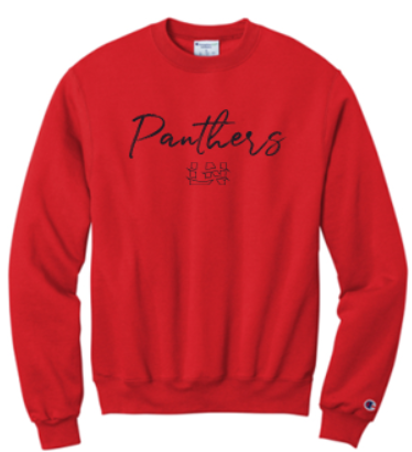 LN BOYS SWIM & DIVE POWERBLEND CREWNECK SWEATSHIRT WITH PUFF DESIGN
