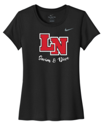 LN GIRLS SWIM & DIVE NIKE LADIES LEGEND TEE