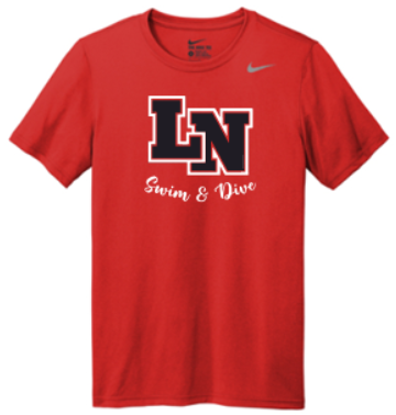 LN GIRLS SWIM & DIVE NIKE LEGEND TEE