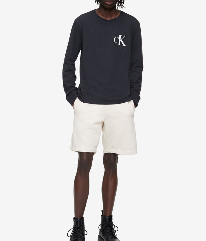 Long Sleeves Bold Monogram Tee