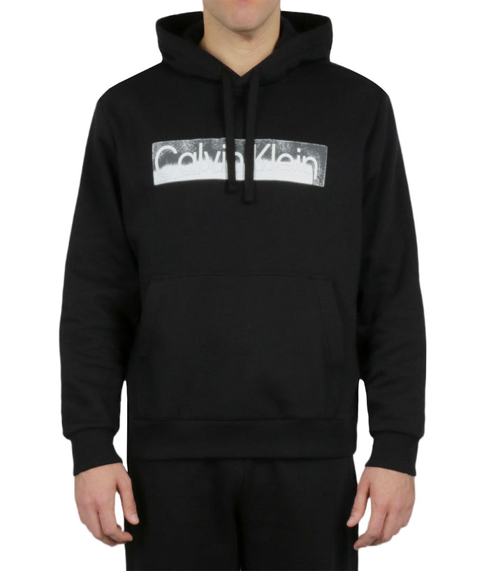 Long Sleeves Faded Logo Po Hood