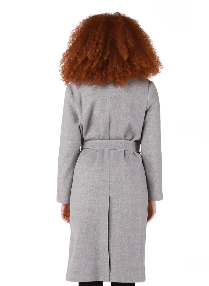 Longline Belted Coat Acorn Home + Apparel