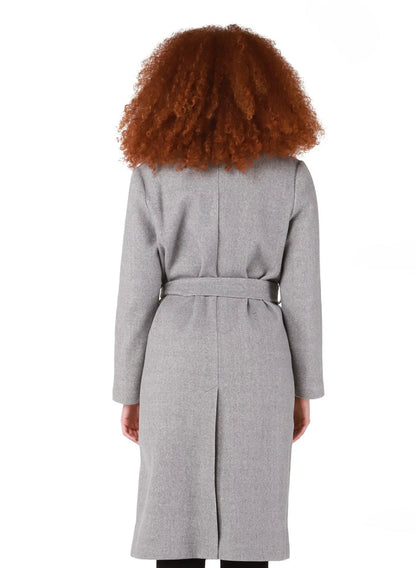 Longline Belted Coat Acorn Home + Apparel