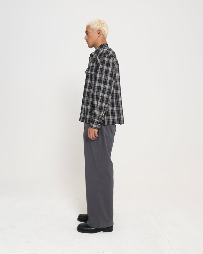 LS POCKET SHIRT - PLAID