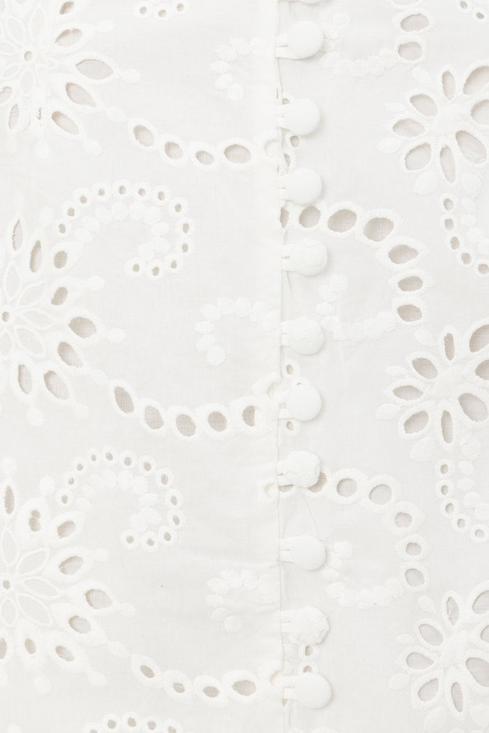 Marsielle Cutout Mini Dress - White