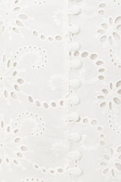 Marsielle Cutout Mini Dress - White