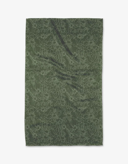 Matcha Florals Kitchen Tea Towel