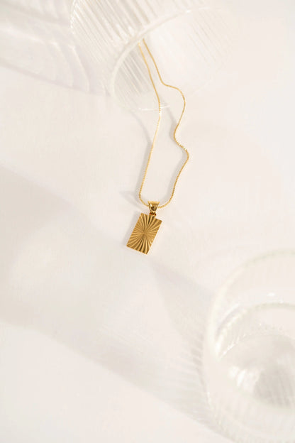 Medallion Necklace Acorn Home + Apparel
