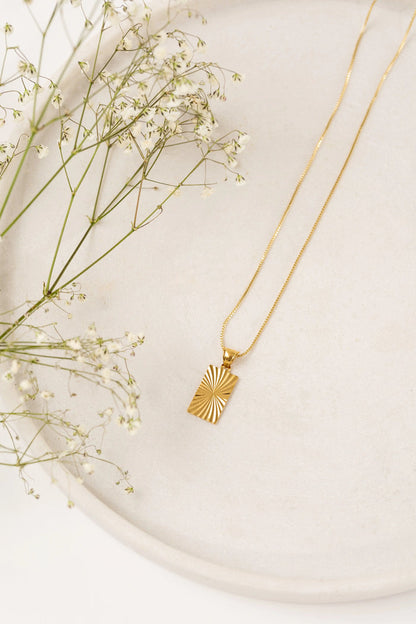 Medallion Necklace Acorn Home + Apparel