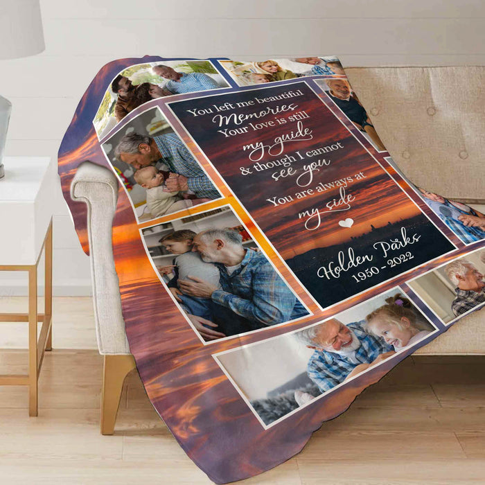 memory blanket with photos