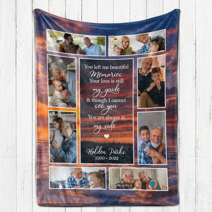 memory blanket with photos