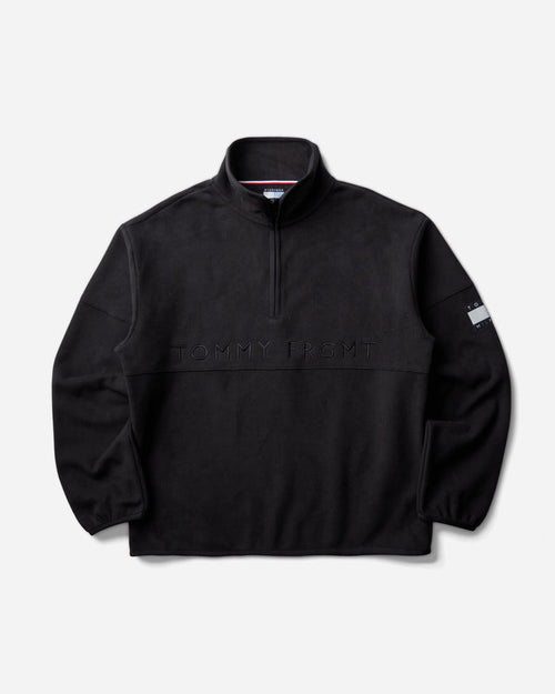 Tommy Hilfiger Fragment Half Zip Fleece Black Sweatshirts Zip-Ups MW0MW45062BDS BDS