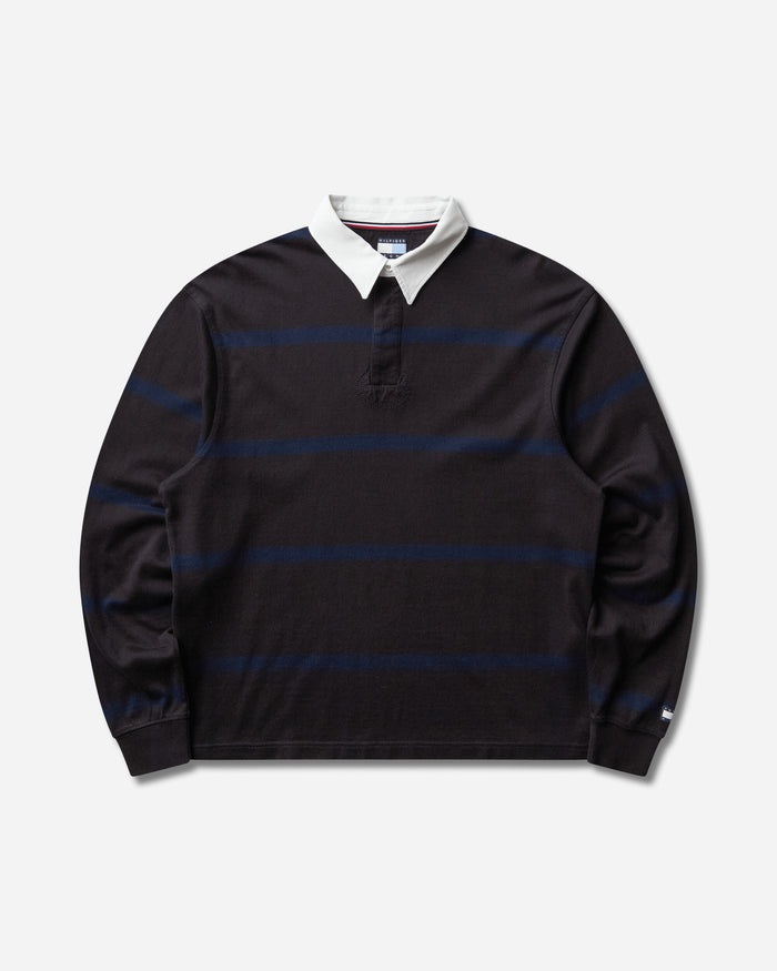Tommy Hilfiger Fragment Stripe Rugby Black/Navy Blue T-Shirts Polo MW0MW45065BDS BDS