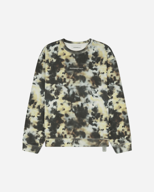 OAMC Peacemaker Loose Fit Crewneck Camo Print Military Camo Sweatshirts Crewneck PCM2ON01FFT00354 54