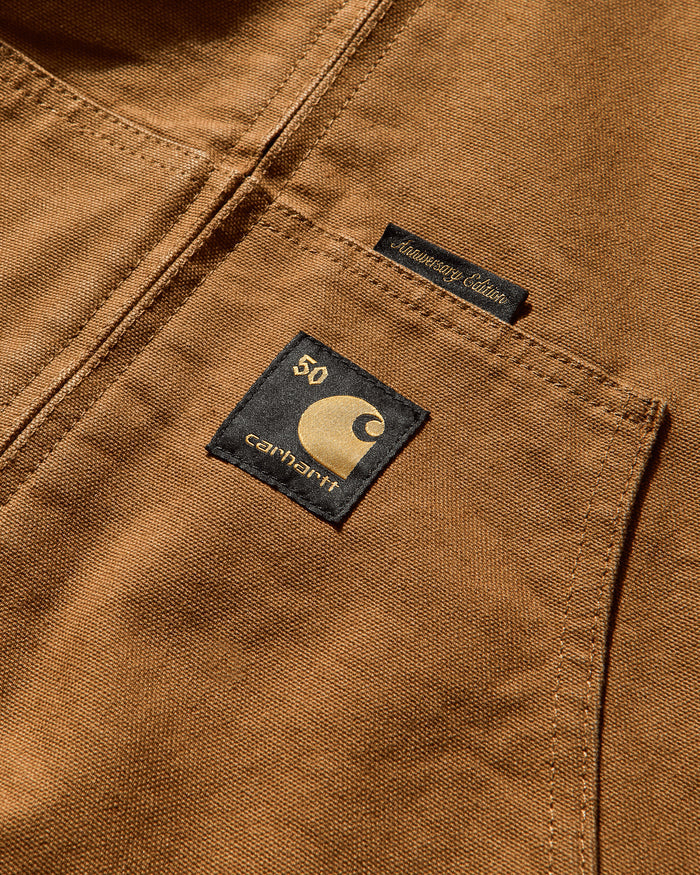 Carhartt WIP 50 Years Anniversary Og Active Jacket Canvas Hamilton Brown/Camo Trebark Coats and Jackets Jackets I036412 3GK02