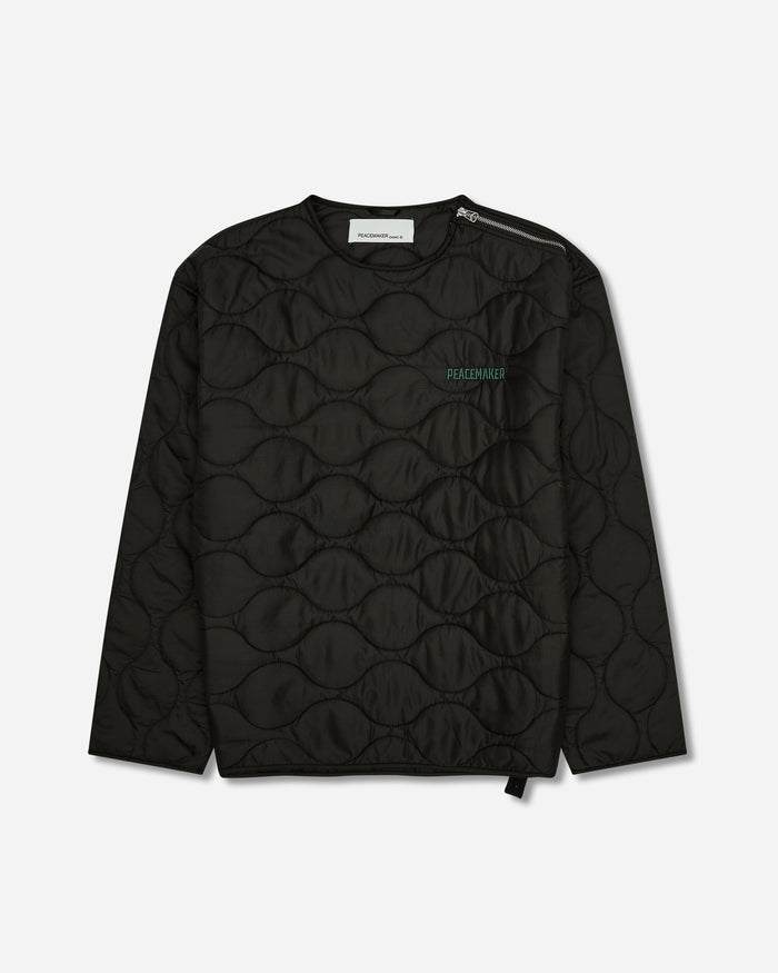 OAMC Peacemaker Shoulder Zip Liner Black Coats and Jackets Jackets PCM2ON02ANY00199 99