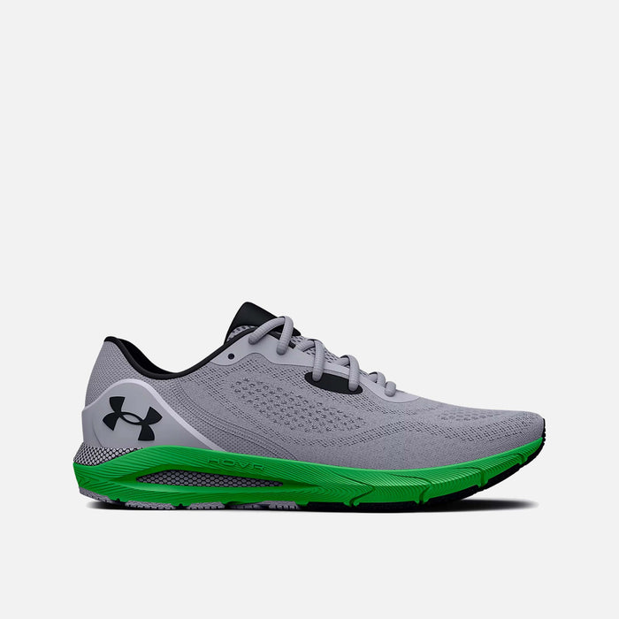 Men's UA HOVR™ Sonic 5 Running Shoes, Mod Grey/Green - SV SPORTS