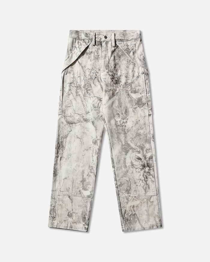 ROA Roa X Wrangler Denim Cargo Washed Pattern Owl Light Owl Light Pants Trousers YBMW0272FA209 BEG0004