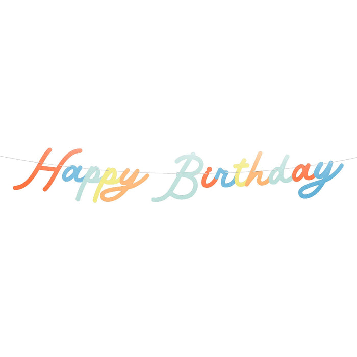 Meri Meri Bright Personalizable Birthday Garland Set