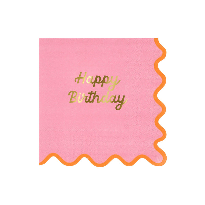 Meri Meri Wiggle Edge Napkins - Large