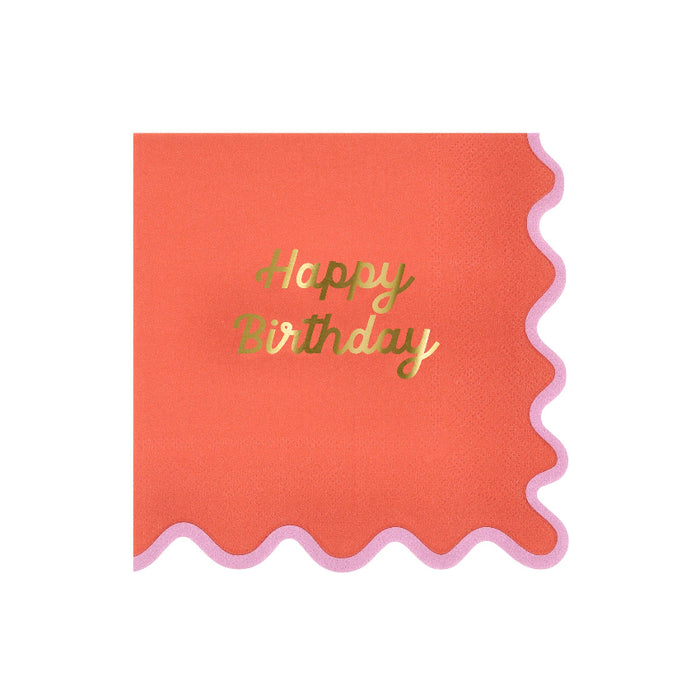 Meri Meri Wiggle Edge Napkins - Large