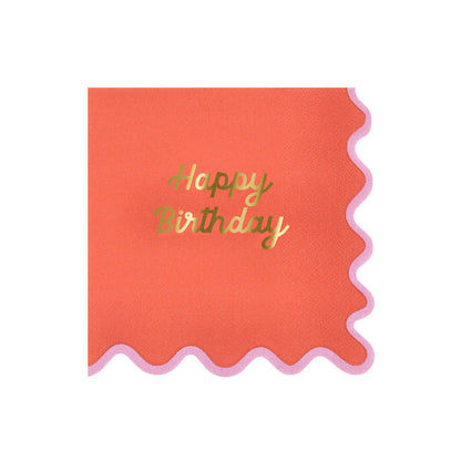 Meri Meri Wiggle Edge Napkins - Large