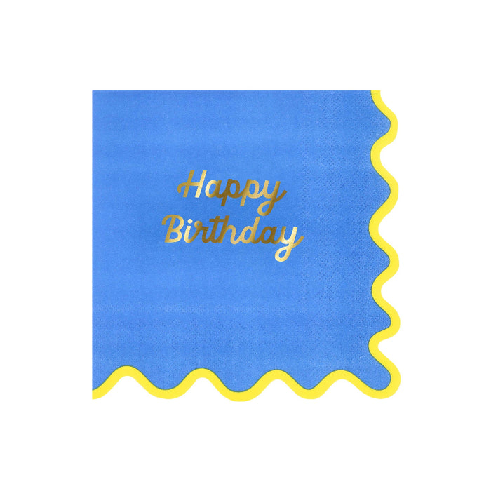 Meri Meri Wiggle Edge Napkins - Large