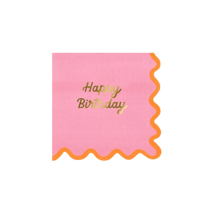 Meri Meri Wiggle Edge Napkins - Small