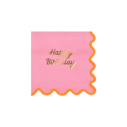 Meri Meri Wiggle Edge Napkins - Small