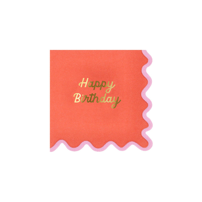 Meri Meri Wiggle Edge Napkins - Small